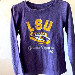 LSU Tiger long sleeve shirt  size 5